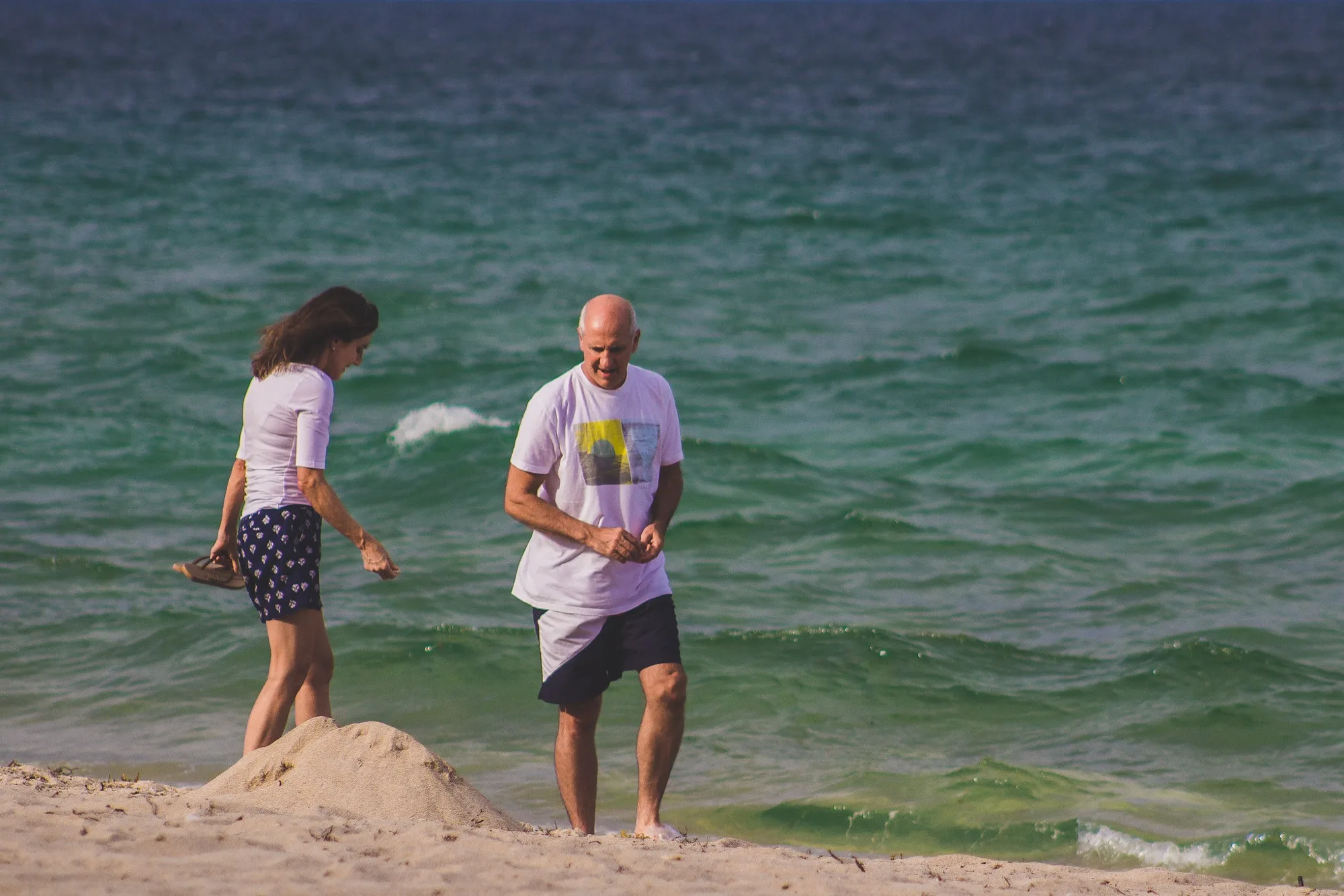 Two on the shore. Misc photography by Robin Mehdee, South Florida.
