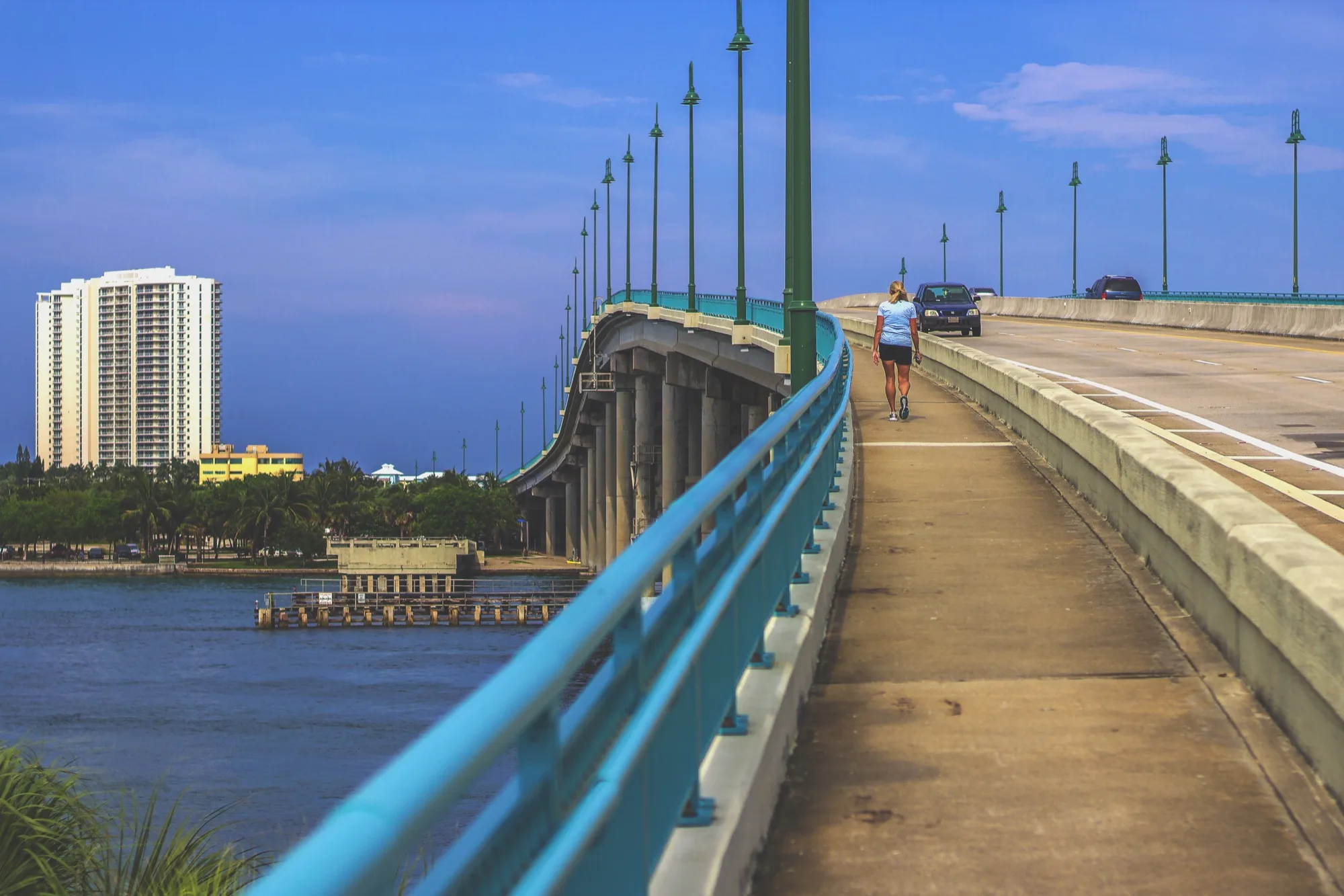 Crossing the bridge. Misc photography by Robin Mehdee, South Florida.